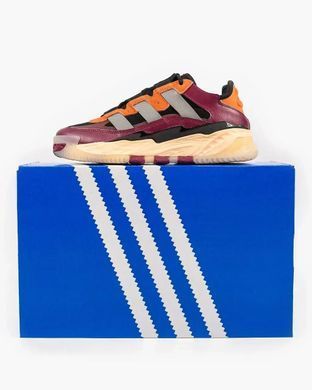 Adidas Niteball Burgundy Orange Grey, розмір 45