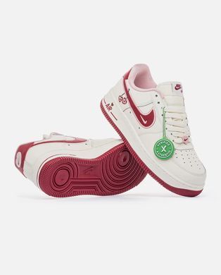 Nike Air Force 1 Low White Red Valentine, 36