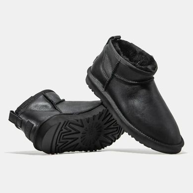 UGG Classic Ultra Mini Leather Black, розмір 36