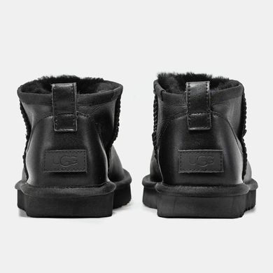 UGG Classic Ultra Mini Leather Black, розмір 36
