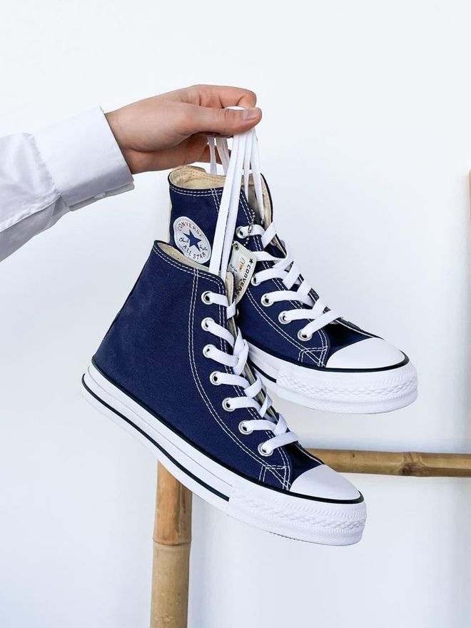 Converse high clearance blue