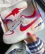Кросівки Nike Air Force 1 SHADOW White Red Blue Pink 421 фото 7