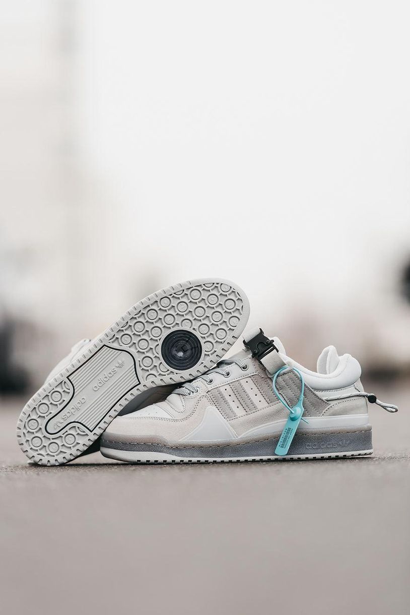 Кросівки Bad Bunny x Adidas Forum Low Light Grey Cloud White 2764 фото