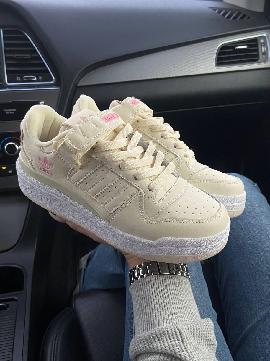 Кросівки Adidas Forum Cream Beige 8687 фото