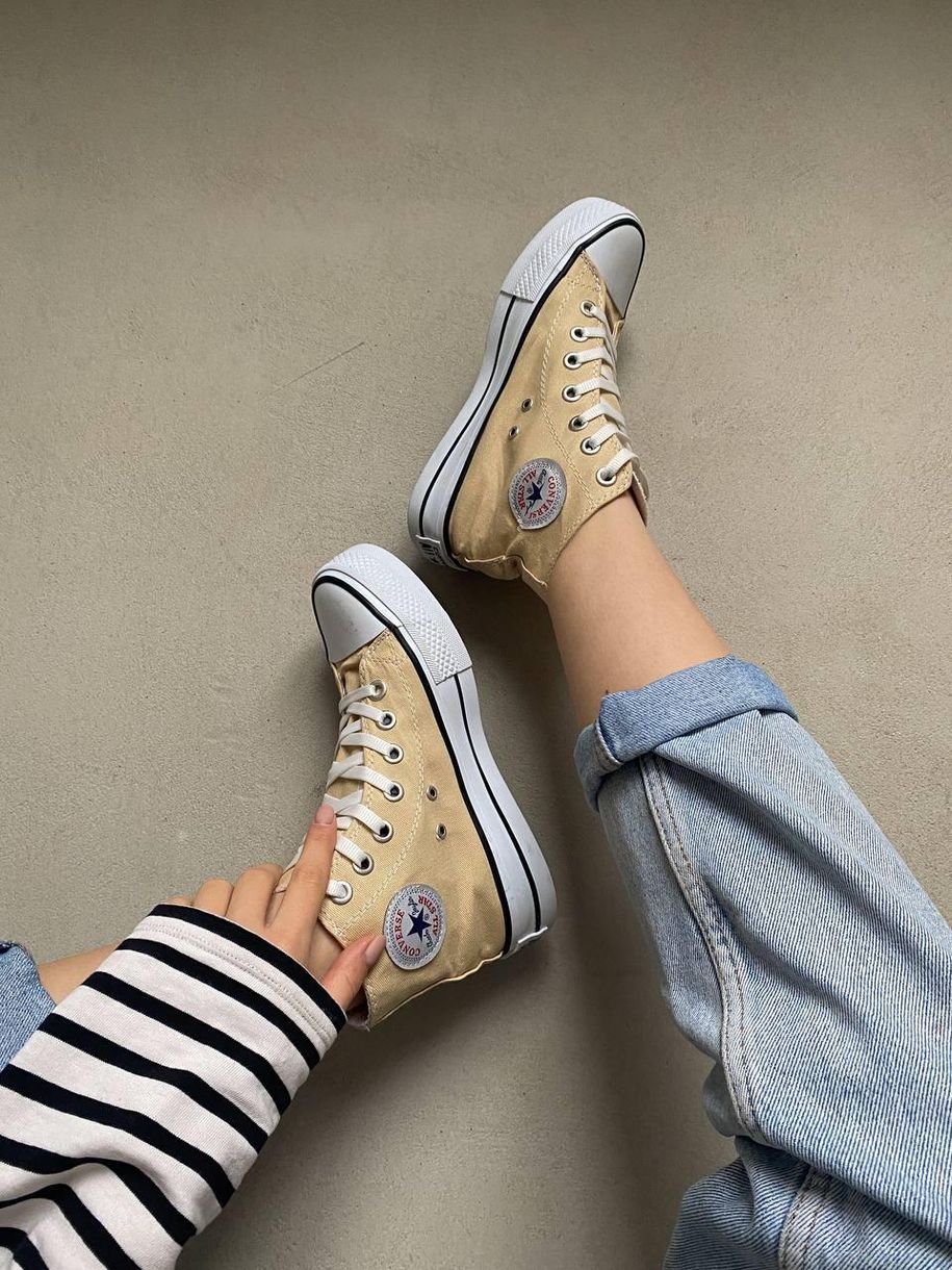 Кеди Converse Chack Taylor Beige 7010 фото