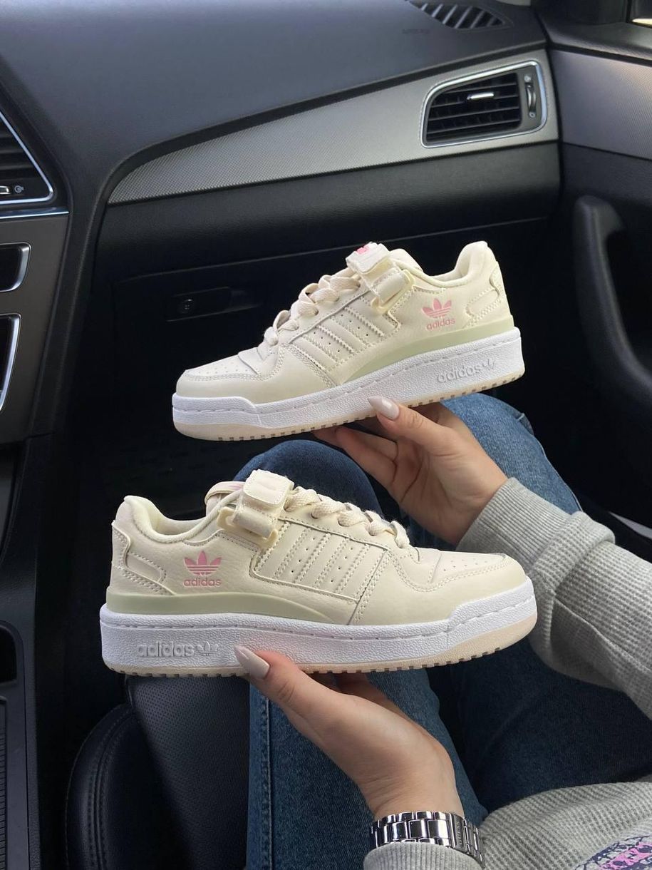 Кросівки Adidas Forum Cream Beige 8687 фото