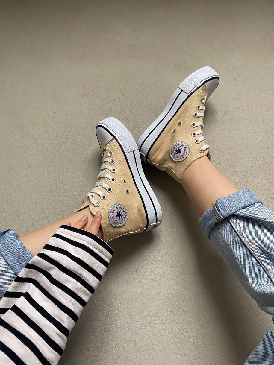 Кеди Converse Chack Taylor Beige 7010 фото