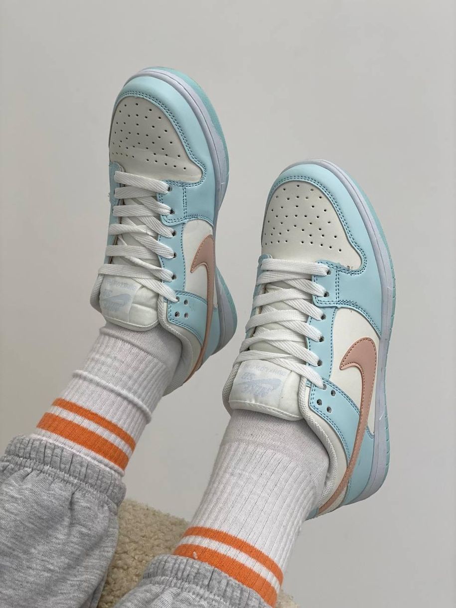 Кроссовки Nike SB Dunk Blue Pink 6211 фото