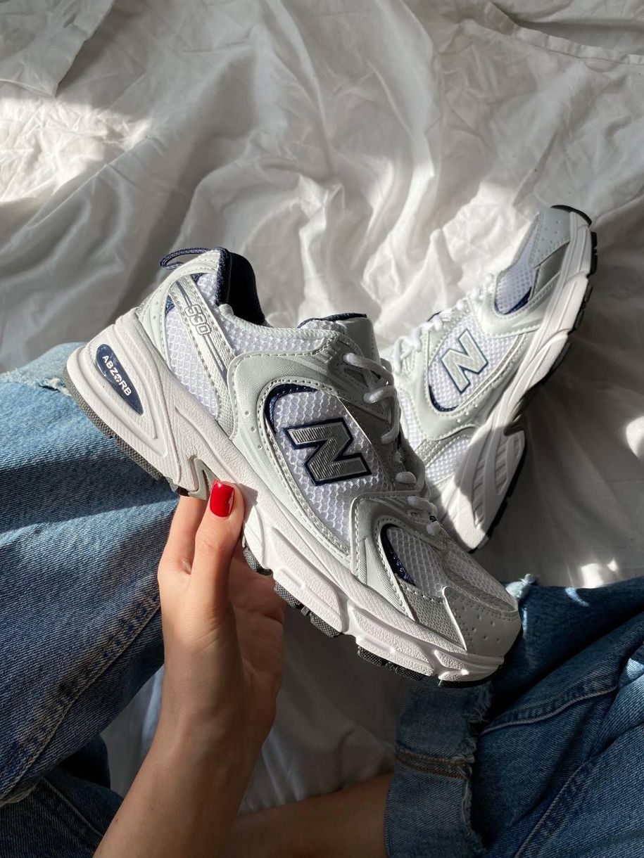 New Balance 530 White Silver Lux 8193 фото