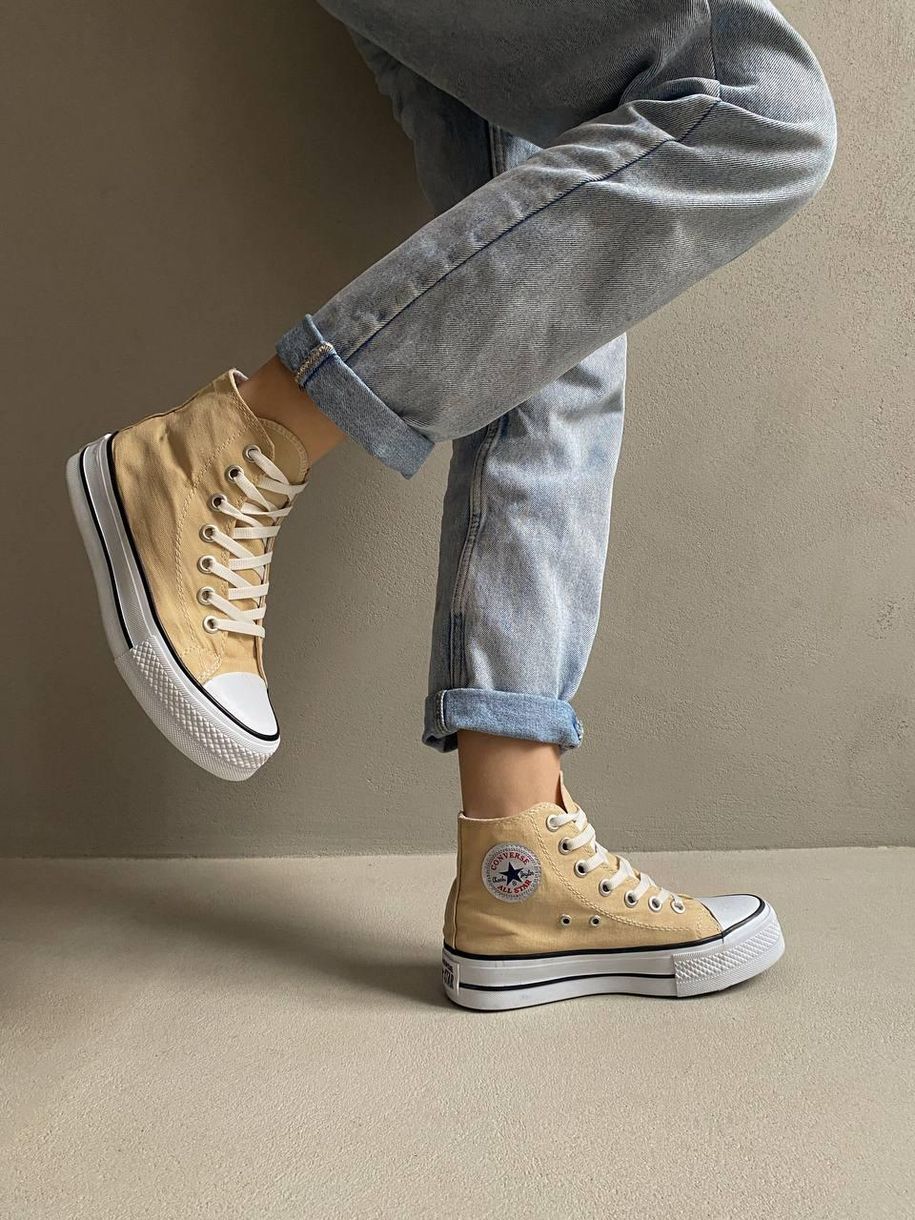 Кеди Converse Chack Taylor Beige 7010 фото