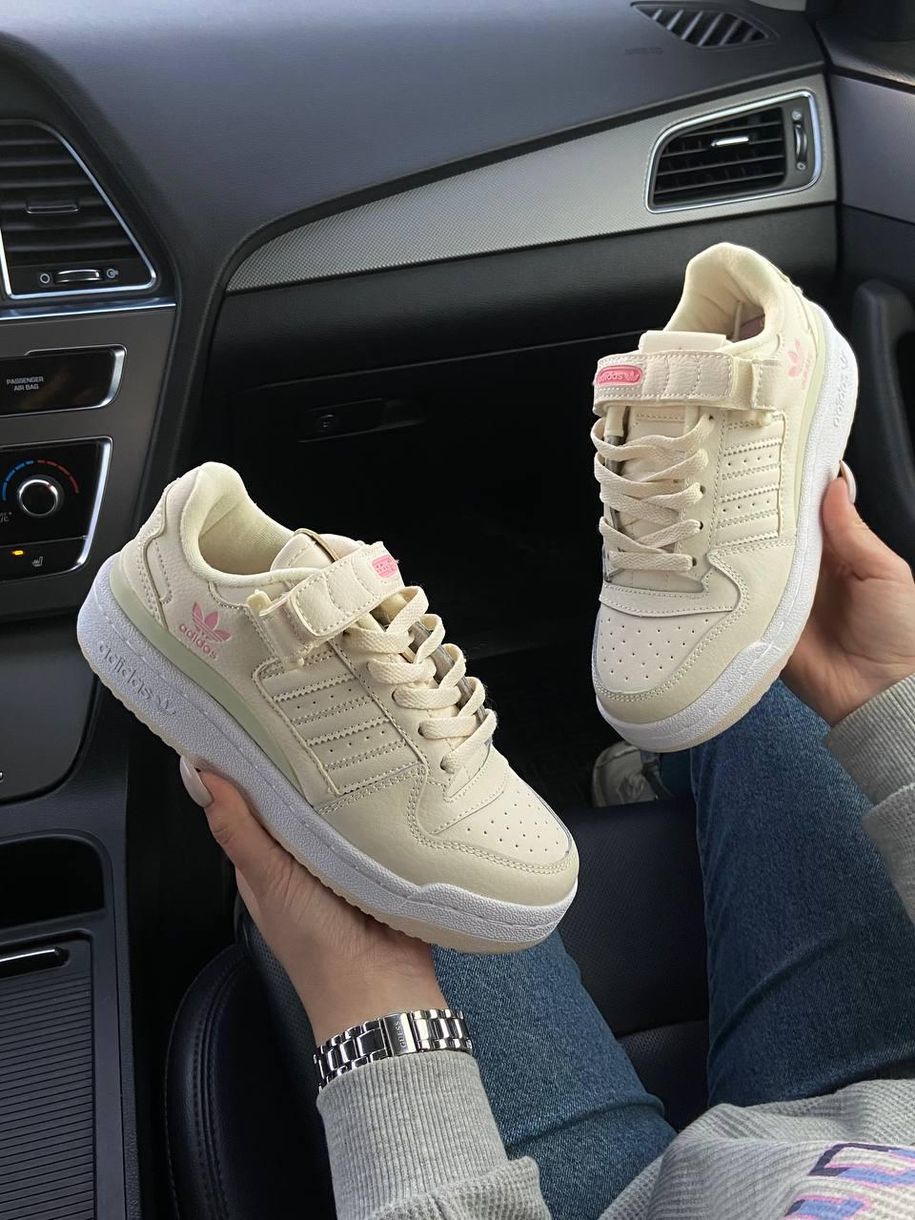 Кросівки Adidas Forum Cream Beige 8687 фото