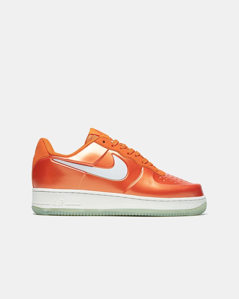 Nike Air Force 1 Foamposite Orange White, 41