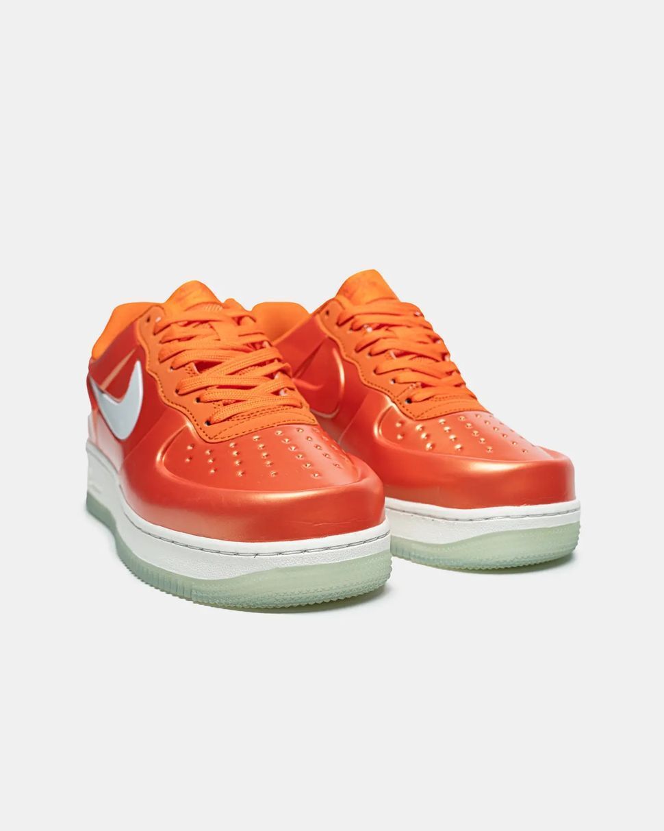 Nike Air Force 1 Foamposite Orange White, 41
