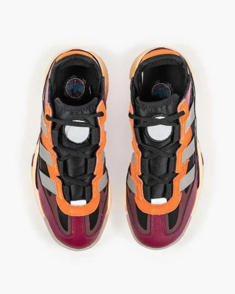 Adidas Niteball Burgundy Orange Grey
