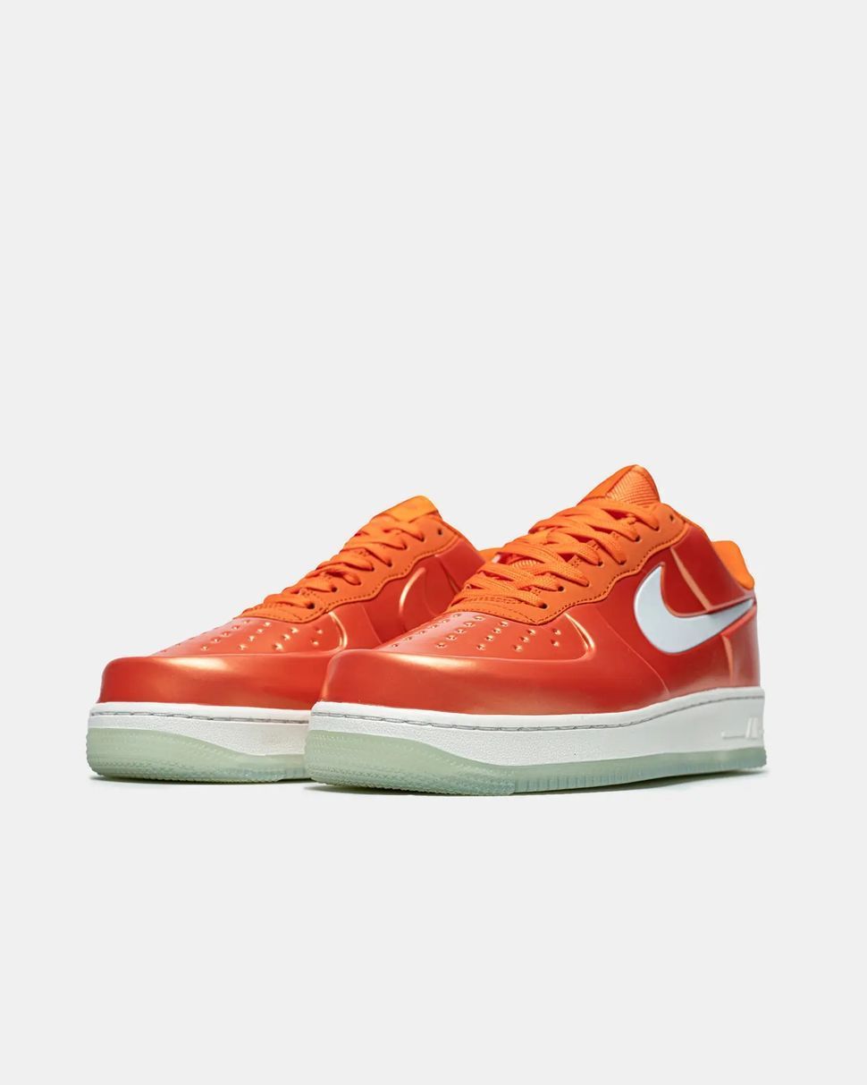 Nike Air Force 1 Foamposite Orange White, 41