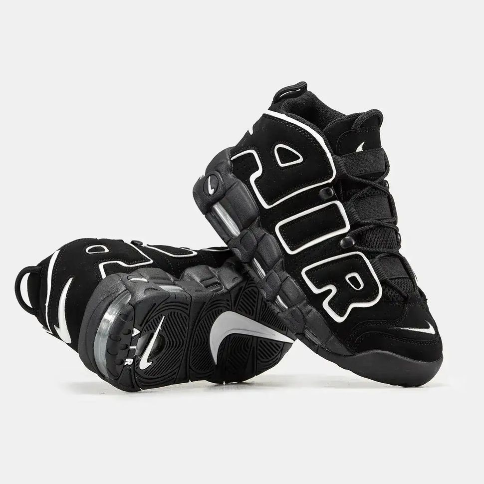 Nike Air More Uptempo Black White