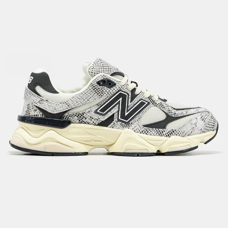 New Balance 9060 Snakeskin Black Cream