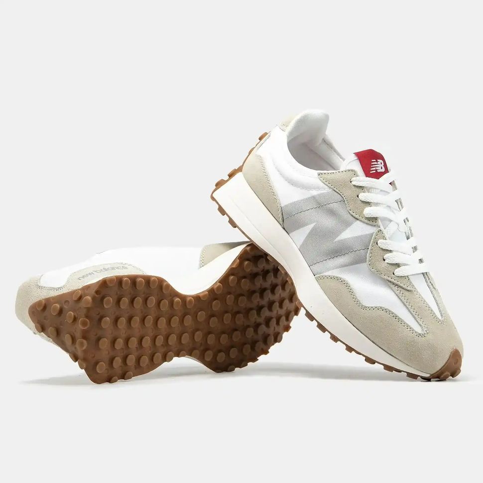 New Balance 327 White Light Grey Gum