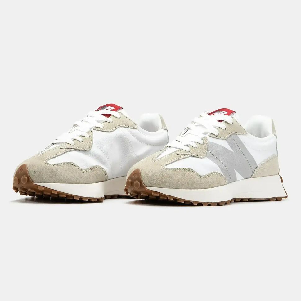 New Balance 327 White Light Grey Gum
