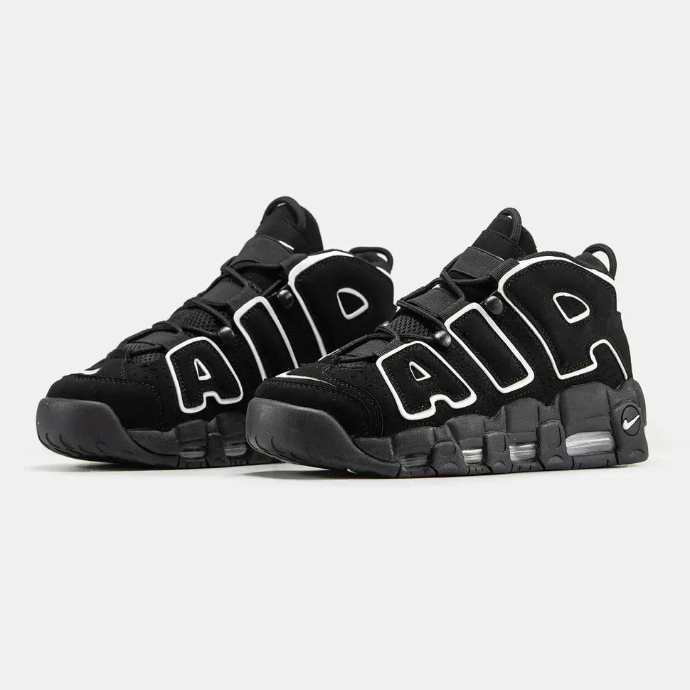Nike Air More Uptempo Black White