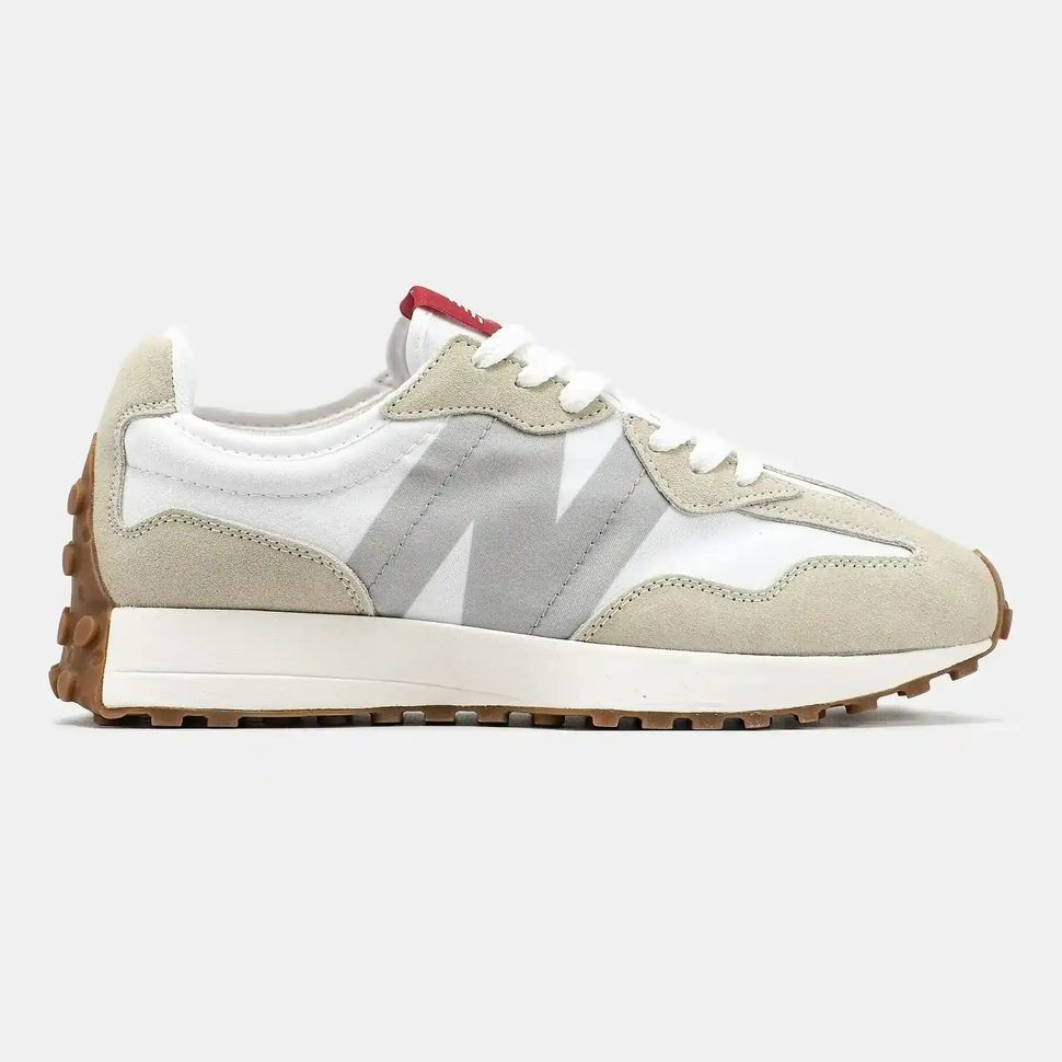 New Balance 327 White Light Grey Gum
