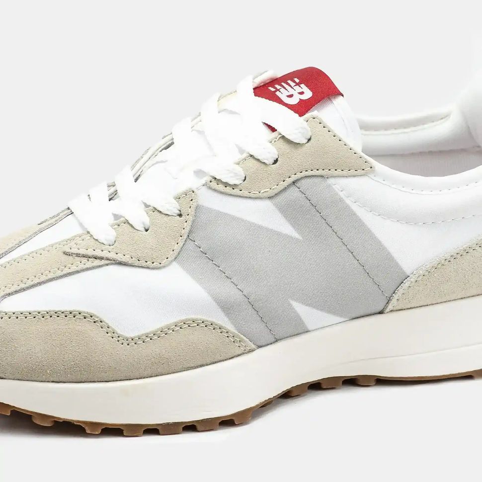 New Balance 327 White Light Grey Gum