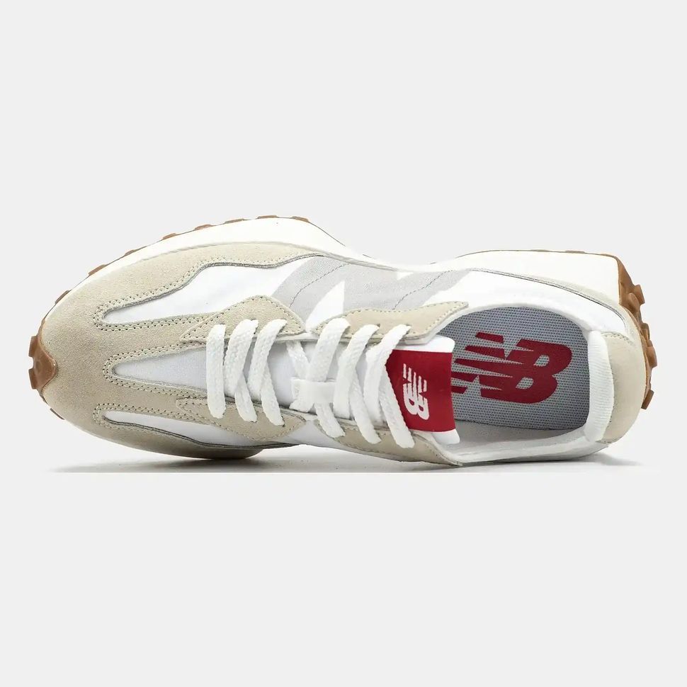 New Balance 327 White Light Grey Gum