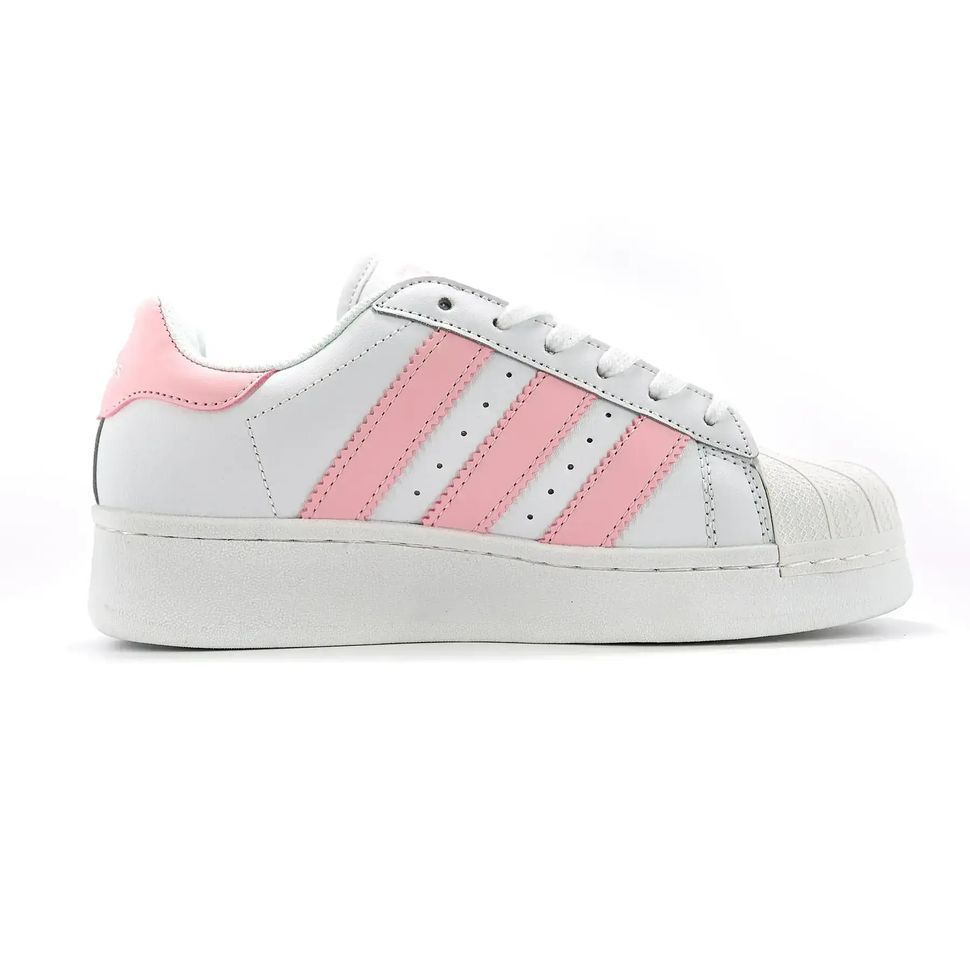 Adidas Superstar Platform White Pink