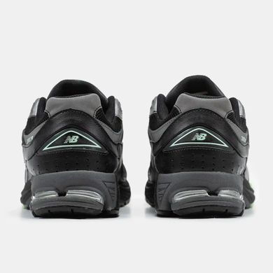New Balance 2002R Black Silver Mint
