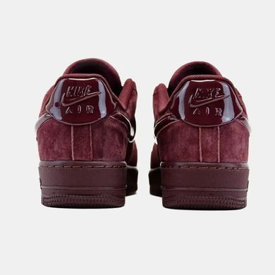 Nike Air Force 1 &rsquo;07 Burgundy Crush Suede, 36