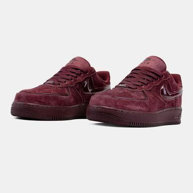 Nike Air Force 1 &rsquo;07 Burgundy Crush Suede, 36