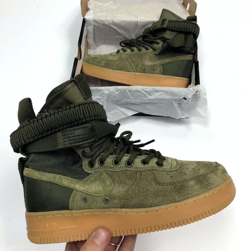 Nike Special Fled Air Force 1 Green 6604 фото