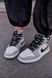 Баскетбольні кросівки Nike Air Jordan 1 Retro Mid Smoke Grey White 9396 фото 2