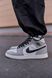 Баскетбольні кросівки Nike Air Jordan 1 Retro Mid Smoke Grey White 9396 фото 1