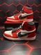 Баскетбольні кросівки Nike Air Jordan 1 Retro x Dior Red Black 7774 фото 9