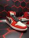 Баскетбольні кросівки Nike Air Jordan 1 Retro x Dior Red Black 7774 фото 2