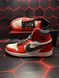Баскетбольні кросівки Nike Air Jordan 1 Retro x Dior Red Black 7774 фото 7