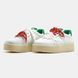 Miu Miu Platform Sneakers White Green Red, розмір 37