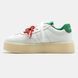 Miu Miu Platform Sneakers White Green Red