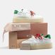 Miu Miu Platform Sneakers White Green Red, розмір 37