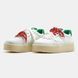 Miu Miu Platform Sneakers White Green Red