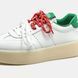 Miu Miu Platform Sneakers White Green Red, розмір 37