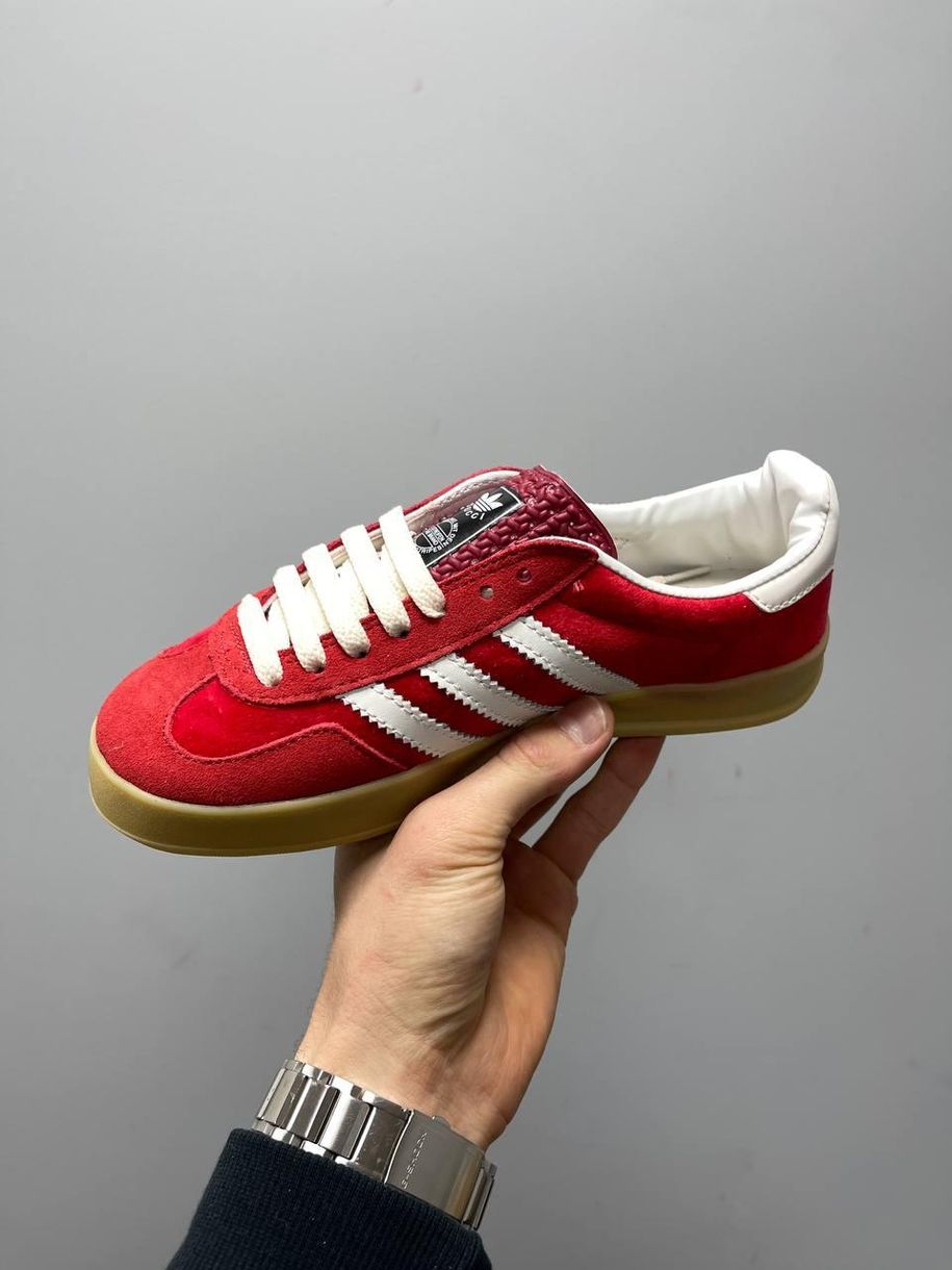 Кеди Adidas x Gucci Gazelle Red 5462 фото