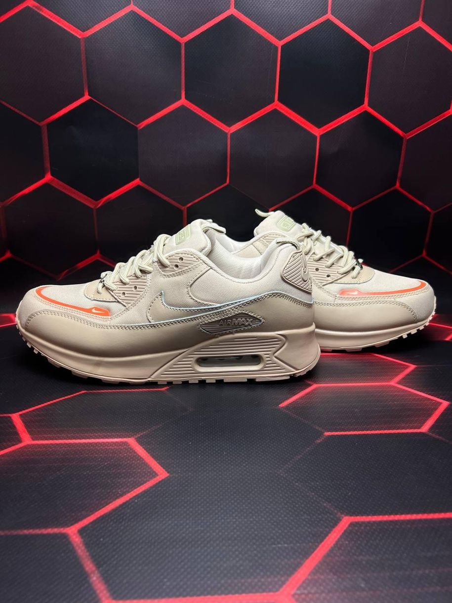 Кросівки Nike Air Max 90 White Orange 577 фото