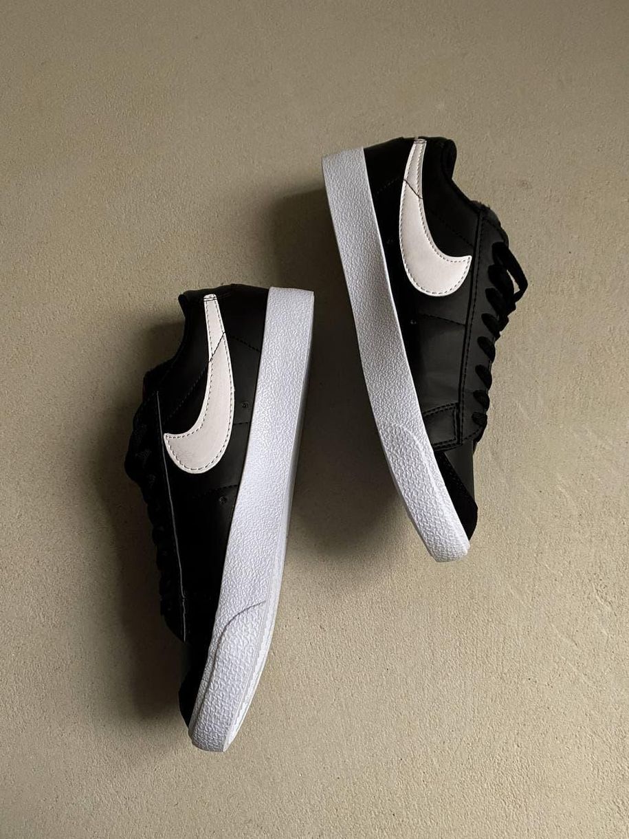 Кроссовки Nike Blazer Low Black White 6390 фото
