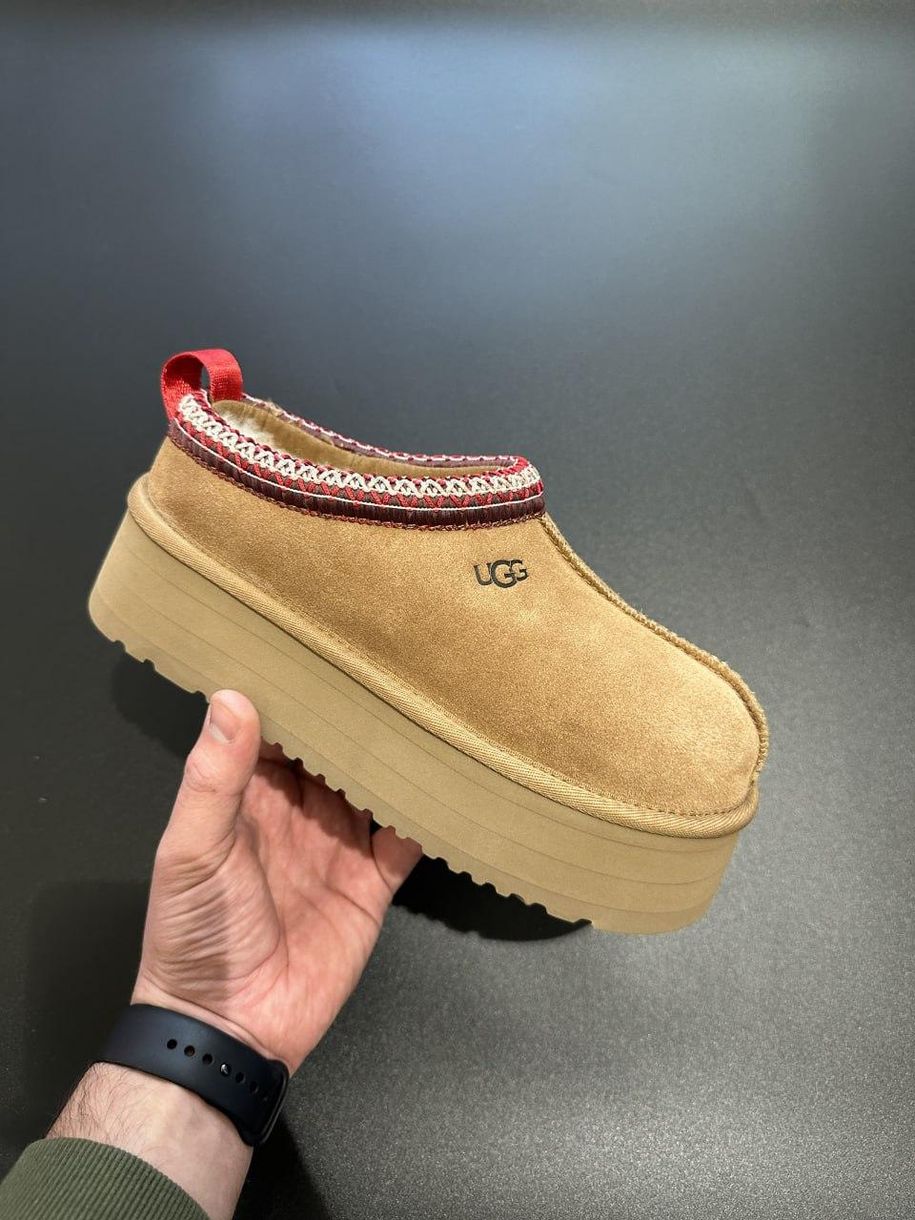 Зимові чоботи Ugg Tasman Platform XL Chestnut 9991 фото