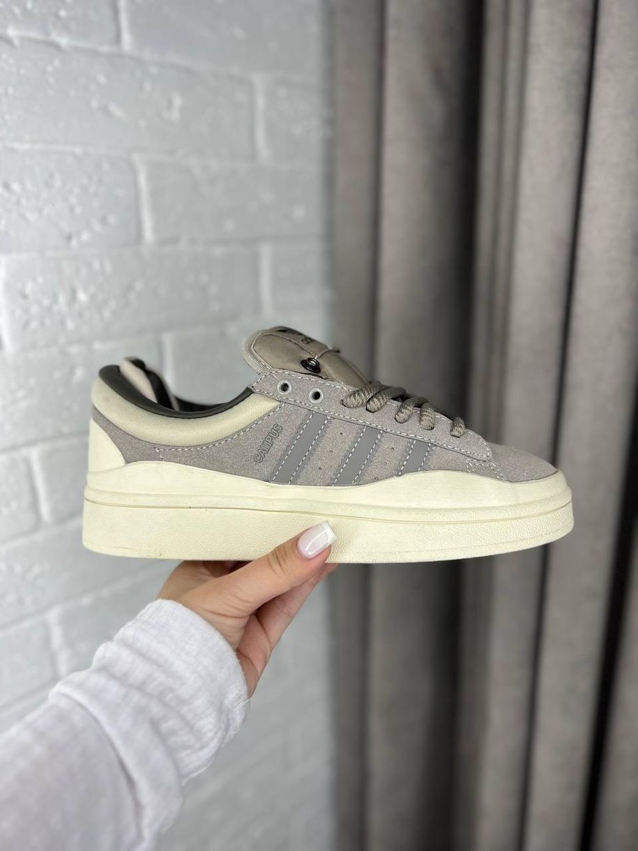 Кроссовки Adidas Campus x Bad Banny Beige Brown 9133 фото