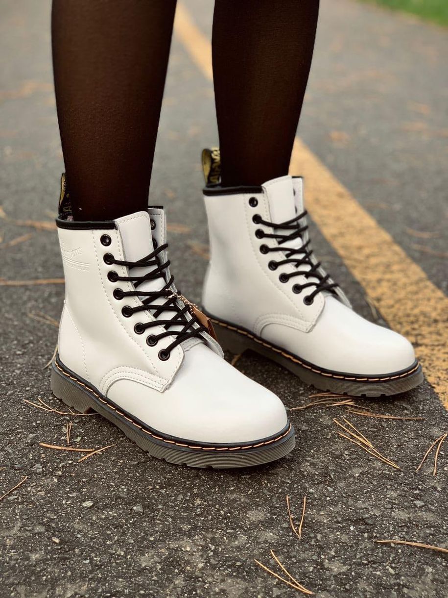 Зимние ботинки Dr. Martens White Brown 4202 фото