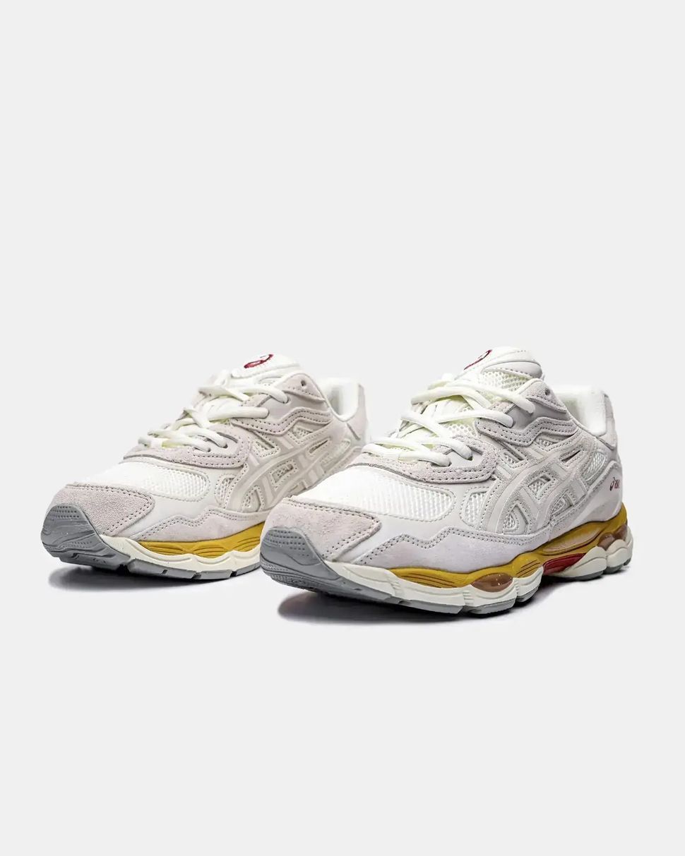 ASICS Gel-NYC White Cream Yellow Red