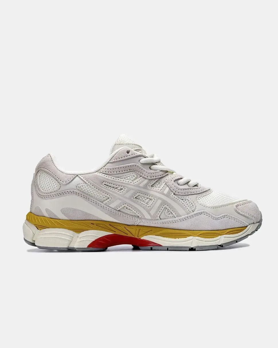ASICS Gel-NYC White Cream Yellow Red